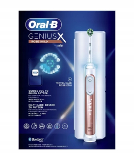 Elektrická zubná kefka Oral B Genius X Rose Gold